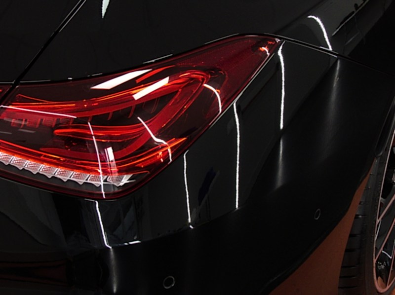 Trattamento nanotecnologico su carrozzeria nera