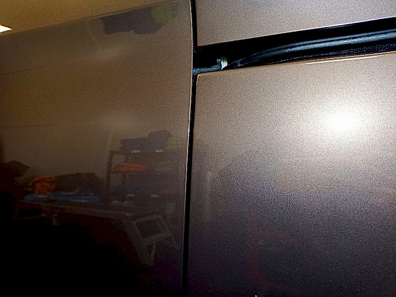 Car body after a polishing service
